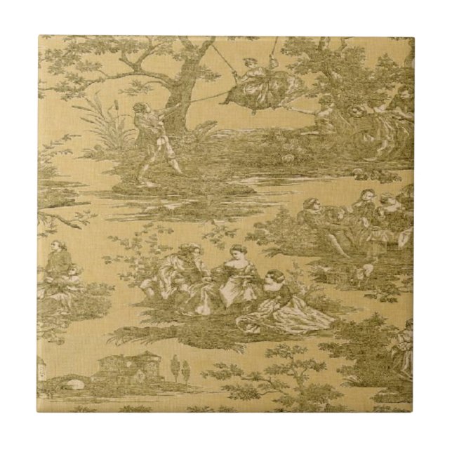 Franskt belägger med tegel keramiskt landsmör för kakelplatta (Framsidan)