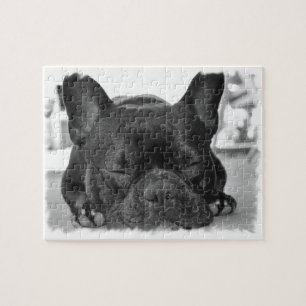 Franskt bulldoggpussel pussel