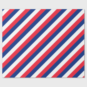 Franskt flaggatema som slår in papper presentpapper