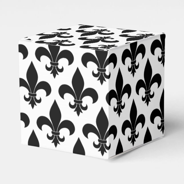 Franskt Fleur de lis-mönster Presentaskar (Framsidan Sidan)