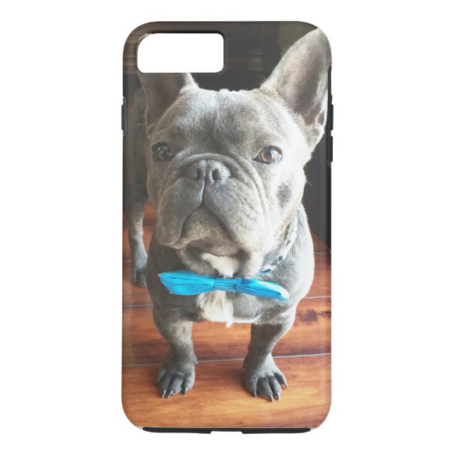 franskt fodral för plus för bulldoggiPhone 7 Case-Mate iPhone Skal (Baksida)