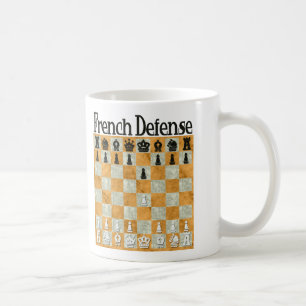 Franskt försvar kaffemugg