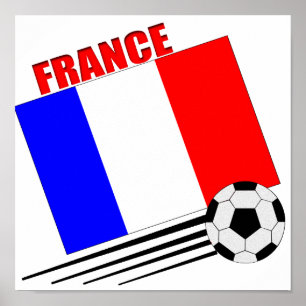 Franskt fotbolllag poster
