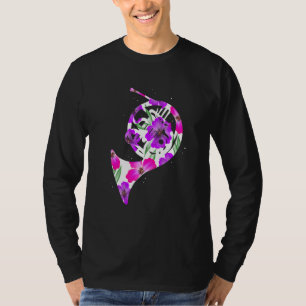 Franskt horn Musikinstrument Fransk horn -spelare T Shirt