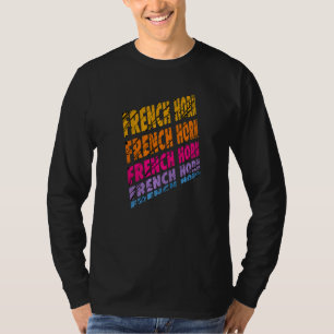 Franskt horn Musikinstrument Franska hornspelare T Shirt