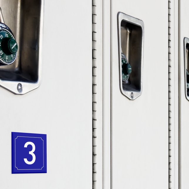 Franskt husnummer magnet (In Situ (Locker))