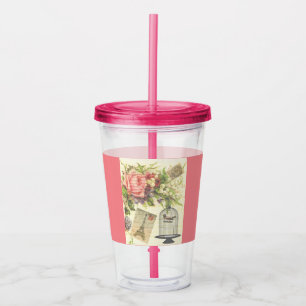 Franskt tema Vintage Paris franskt tema Take Away Mugg