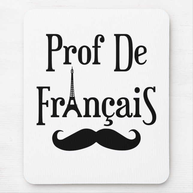 Franslärare Professor Prof de Francais Musmatta (Framsidan)