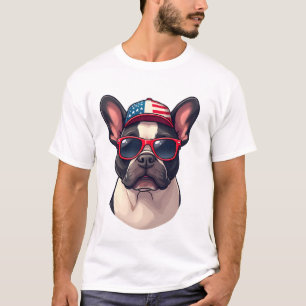 Fransman iförd USA-färger (3) T Shirt