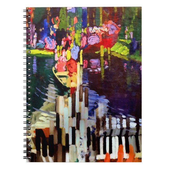 Frantisek Kupka Piano Nycklar Sjö Anteckningsbok (Framsidan)