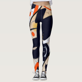 Frantz Kline upp lodisen Leggings