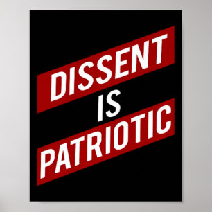 Frånvarande är patriotisk politisk minnespremie poster