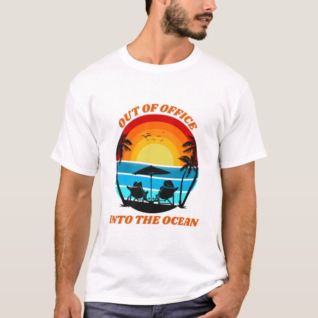 Frånvarande i det tropiska Oceanen T Shirt (Framsida)