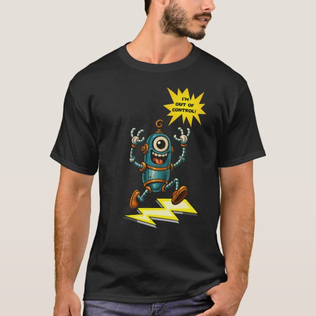 Frånvarande kontroll t shirt (Framsida)