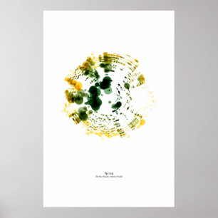 Frånvarande personal: De fyra sjöarna - Vår (färg) Poster