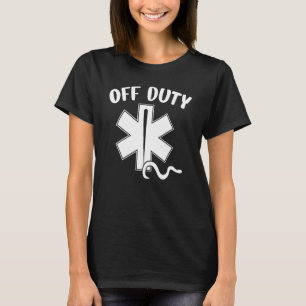 Frånvarande Sjukvårdare Emt First Responder T Shirt