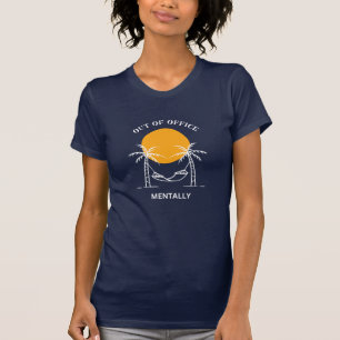 Frånvarande T-Shirt, Handflatan Träd Beach T Shirt