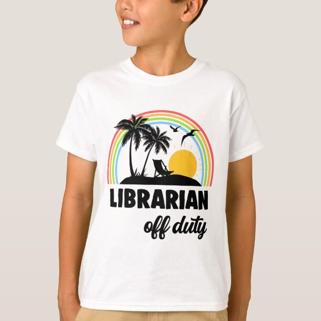 Frånvaro- och regnbågsslutet skolår t shirt (Framsida)