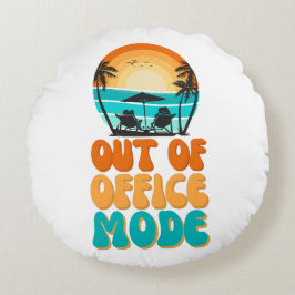 Frånvaroläge Rund Kudde