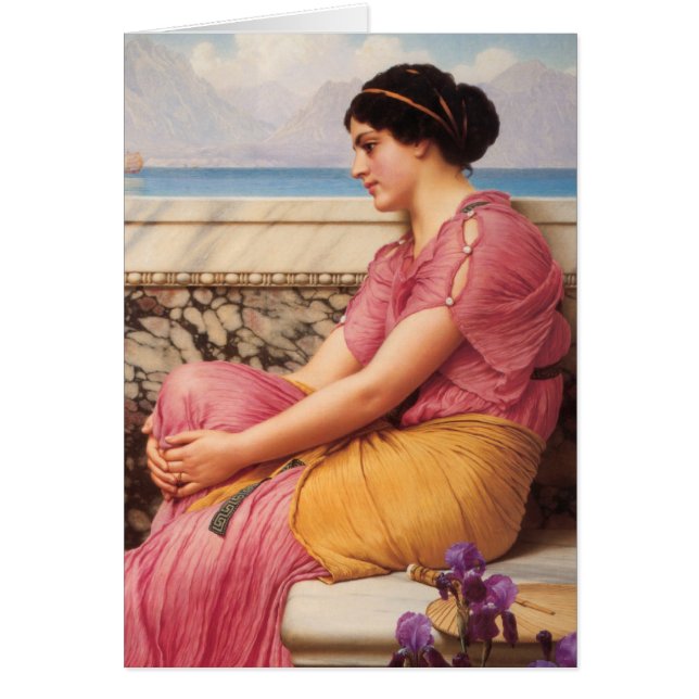 Frånvaron gör hjärtat ännu mer förståndigt hälsningskort (Framsidan)