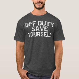Frånvarv Spara Yourself Funny Distress Police T Shirt