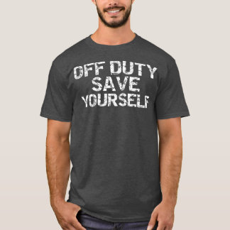 Frånvarv Spara Yourself Funny Distress Police T Shirt