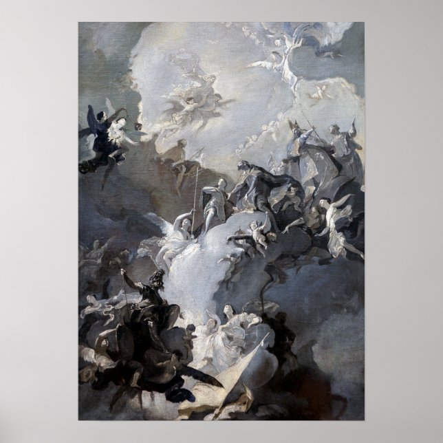 Franz Anton Maulbertsch Glorification Poster (Framsidan)
