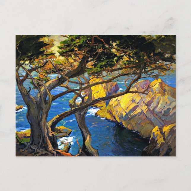 Franz Bischoff - Cleft-Born Träd, Monterey Vykort (Framsida)