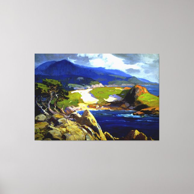 Franz Bischoff - Cypress Grönt Canvastryck (Framsida)