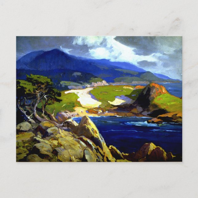 Franz Bischoff - Cypress Grönt Vykort (Framsida)