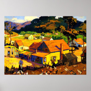 Franz Bischoff - eftermiddag Idyl, Cambria Poster