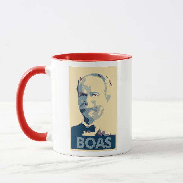 Franz Boas poster politisk parodi Mugg (Vänster)