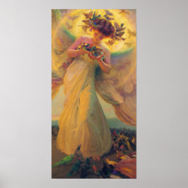 Franz Dvorak Angel of Birds CC0431 Poster