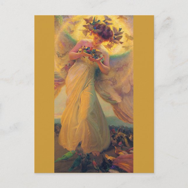 Franz Dvorak C0420 Favorite Angel Postcard Vykort (Framsida)