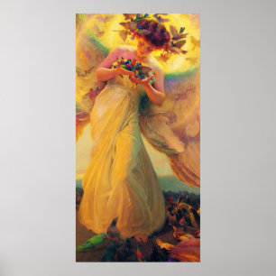 Franz Dvorak - Fågelängel - 1910 Poster