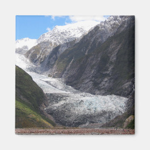 Franz Josef glaciär som är nyazeeländsk Magnet