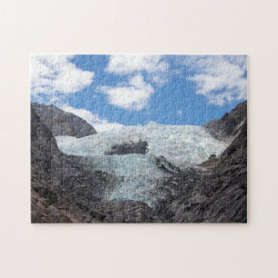 Franz Josef glaciär som är nyazeeländsk Pussel