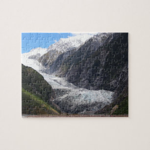 Franz Josef glaciär som är nyazeeländsk Pussel