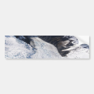 Franz Josef Glacier Aerial View, Nya Zeeland Bildekal