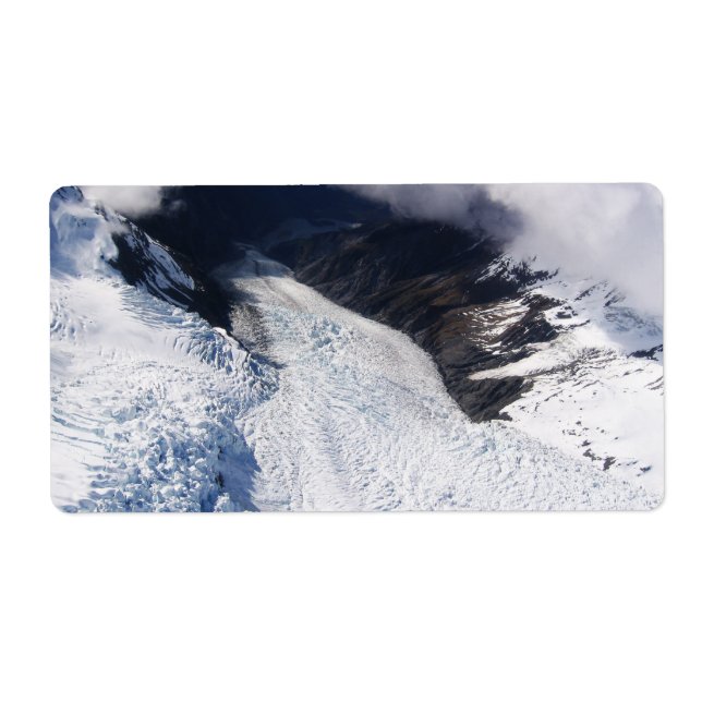 Franz Josef Glacier Aerial View, Nya Zeeland Fraktsedel (Framsidan)