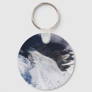 Franz Josef Glacier Aerial View, Nya Zeeland Nyckelring