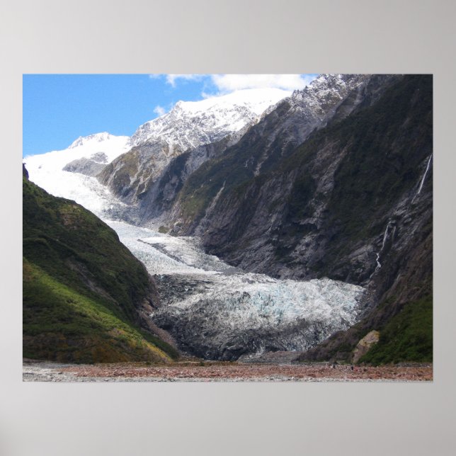 Franz Josef Glacier, Nya Zeeland Poster (Framsidan)
