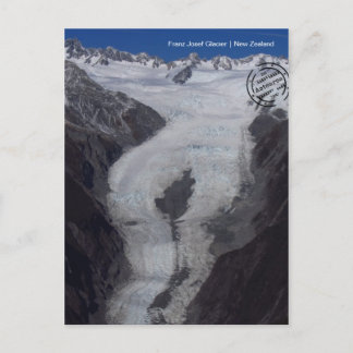 Franz Josef Gletscher (Neuseeland) Postkarte Vykort