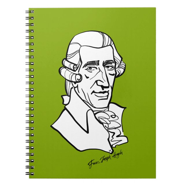 Franz Joseph Haydn Anteckningsbok (Framsidan)