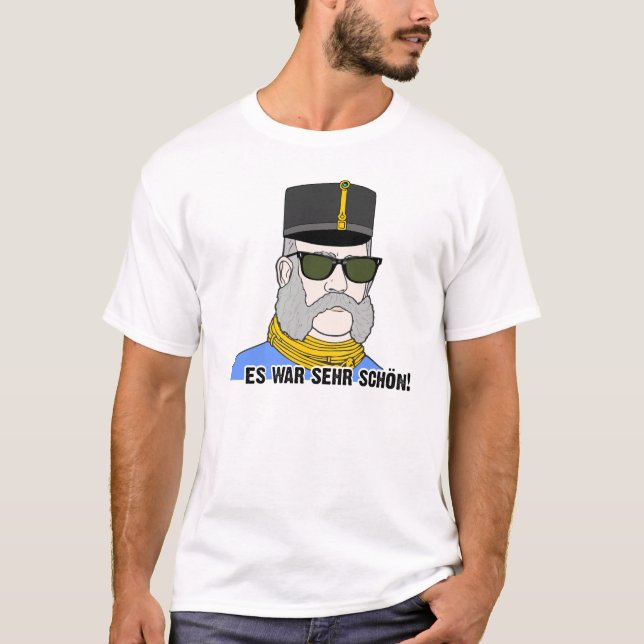 Franz Joseph I., Kaiser von Österreich, mit Brille T Shirt (Framsida)