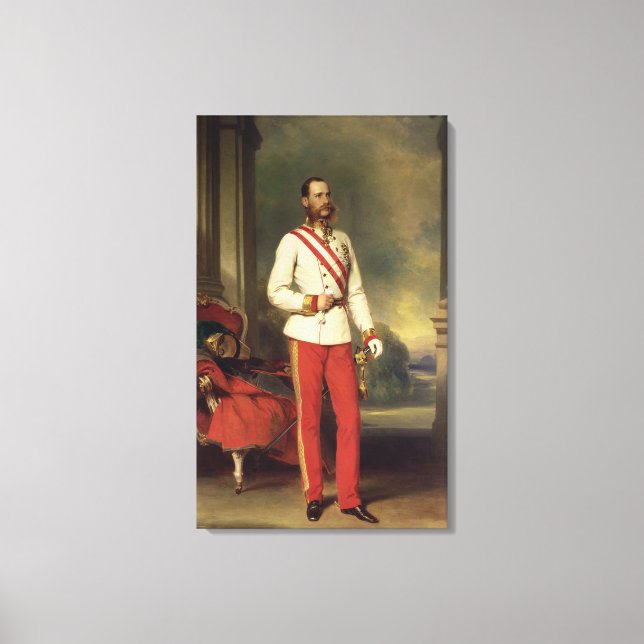 Franz Joseph I, Österrikes kejsare 2 Canvastryck (Framsida)