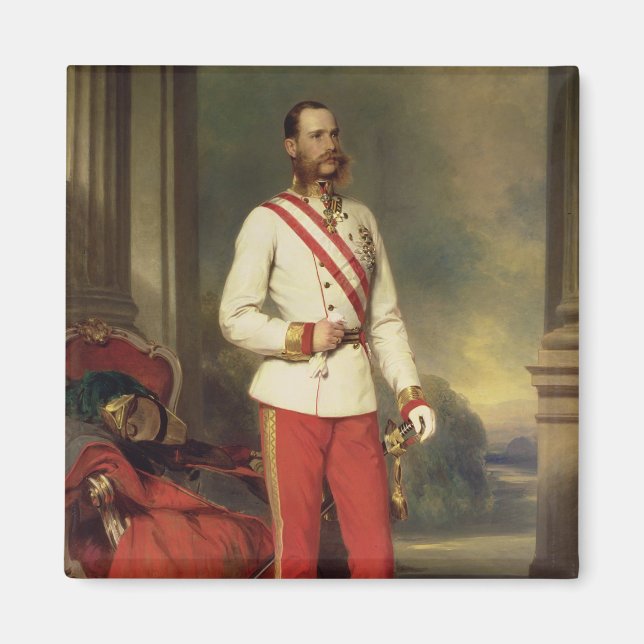 Franz Joseph I, Österrikes kejsare Magnet (Framsidan)