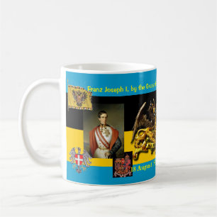 Franz Joseph mig av den Österrike Ungern Kaffemugg