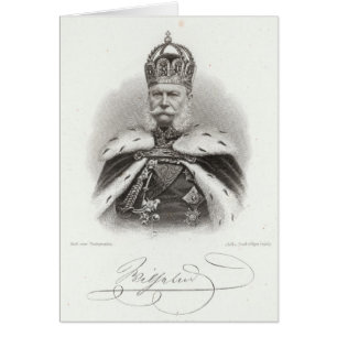 Franz-Joseph mig av Österrike Hälsningskort