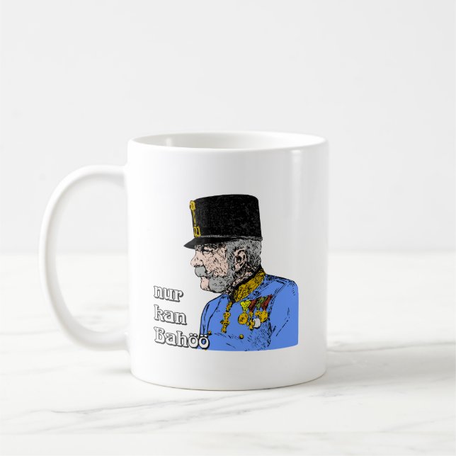 Franz Joseph, Österreich Kaiser Habsburg  Kaffemugg (Vänster)